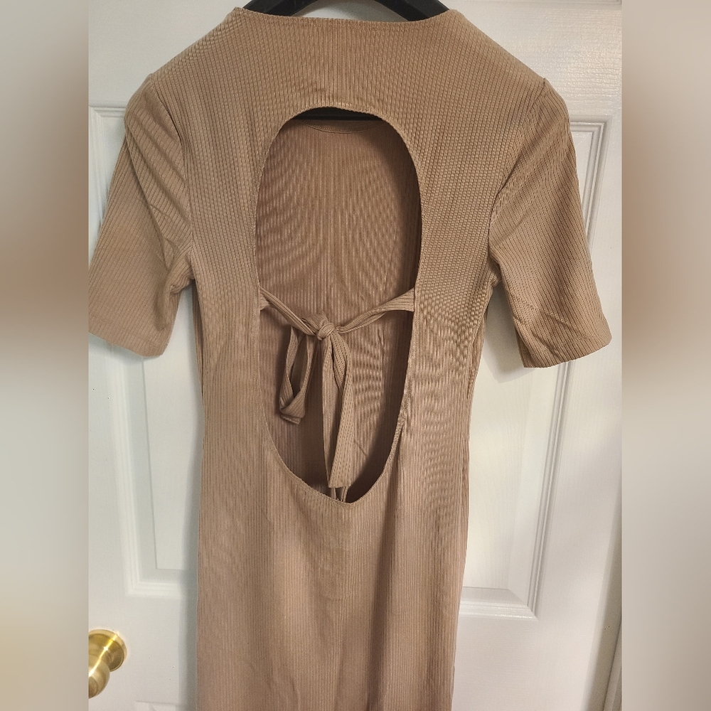 Reformation Tan Midi Dress - Picture 2 of 3